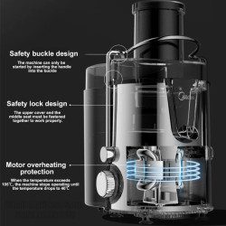 Extracteur de jus portable MIDEA : pressez et mixez rapidement des fruits et légumes